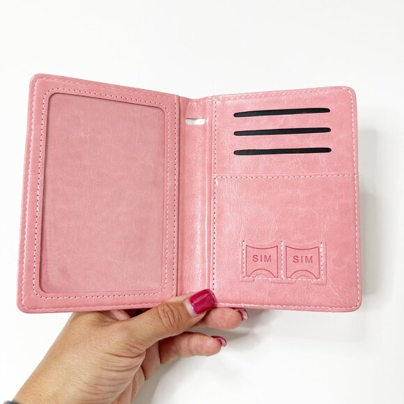 2/$30 New! Pink Passport Holder - Picture 3 of 8